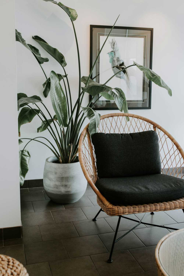 comfortable chair at the Inner Balance Spa